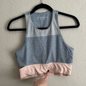 Outdoor Voices Tri Tone Slashback Women's Sports Bra